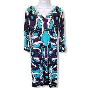 Nicole Miller Studio One silk mini dress size L